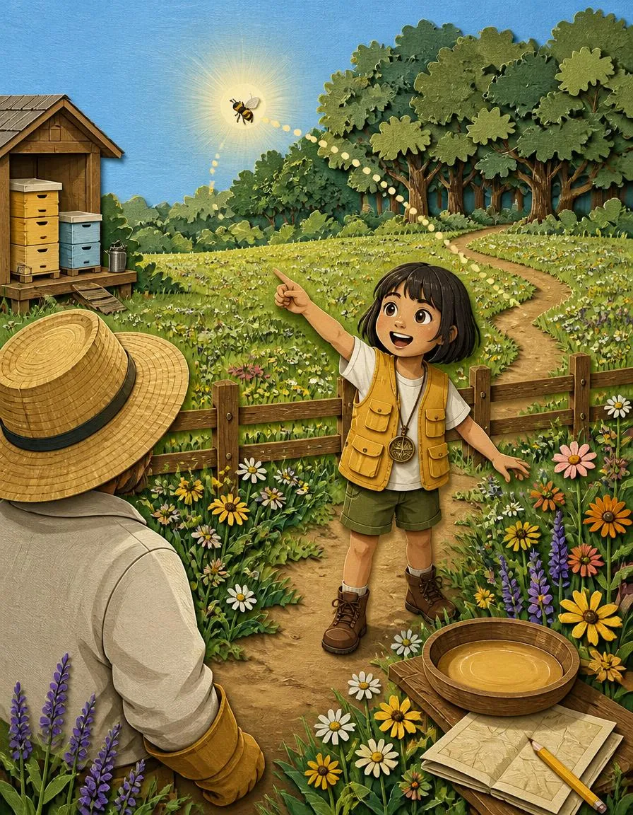 Page 3 of "Sofia and the Beeline Map"