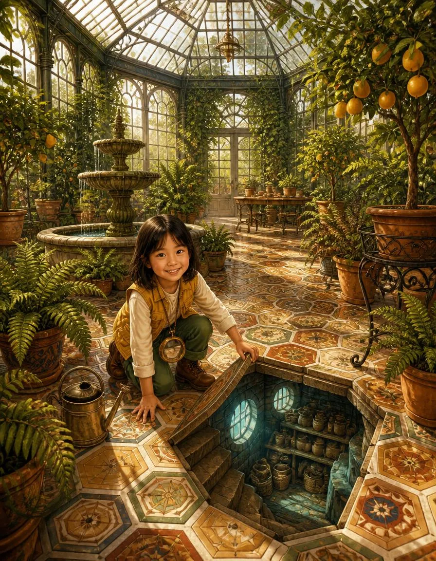 「하은의 온실 속 비밀 문」 1쪽