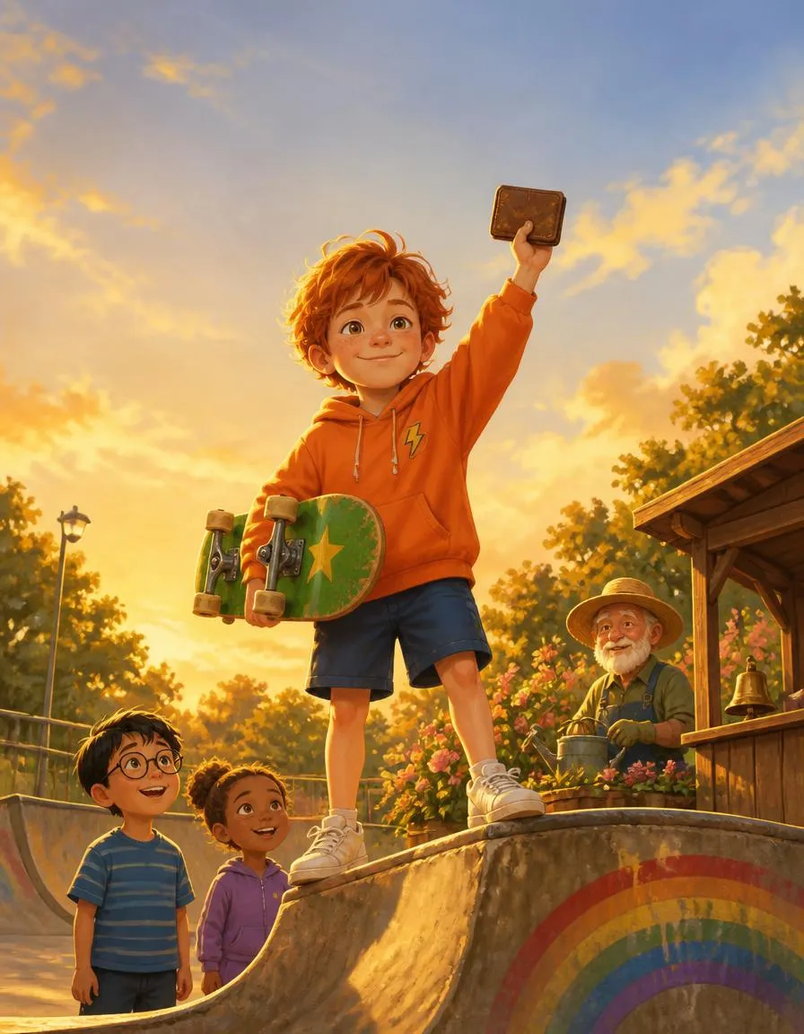 Das Cover von „Paul und die Geldbörse im Skatepark“