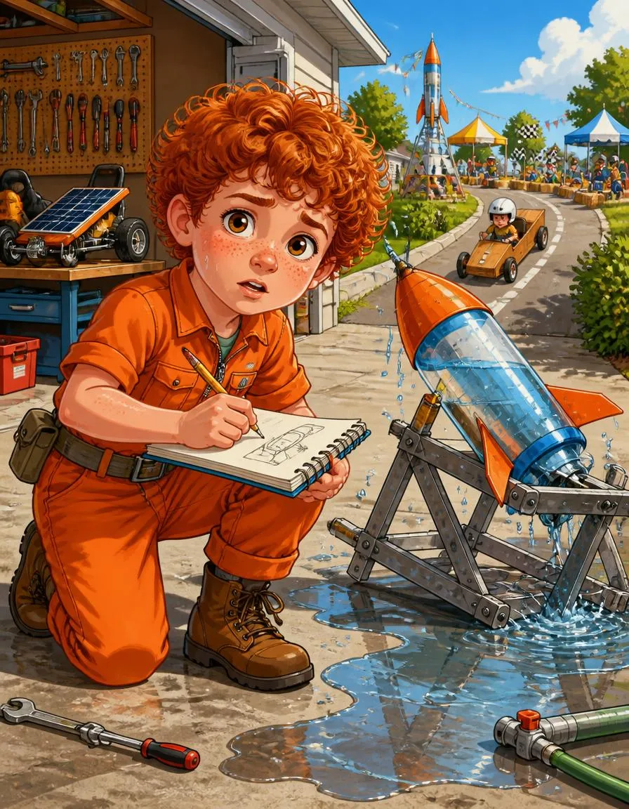 Page 2 of "Noah and the Rocket That Failed Ten Times"