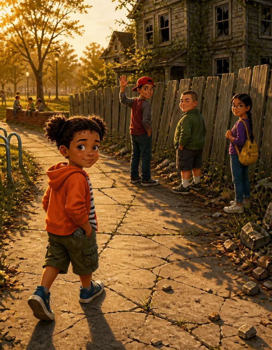 Page 1 of "Ravi and the Dare on Hollow Street"