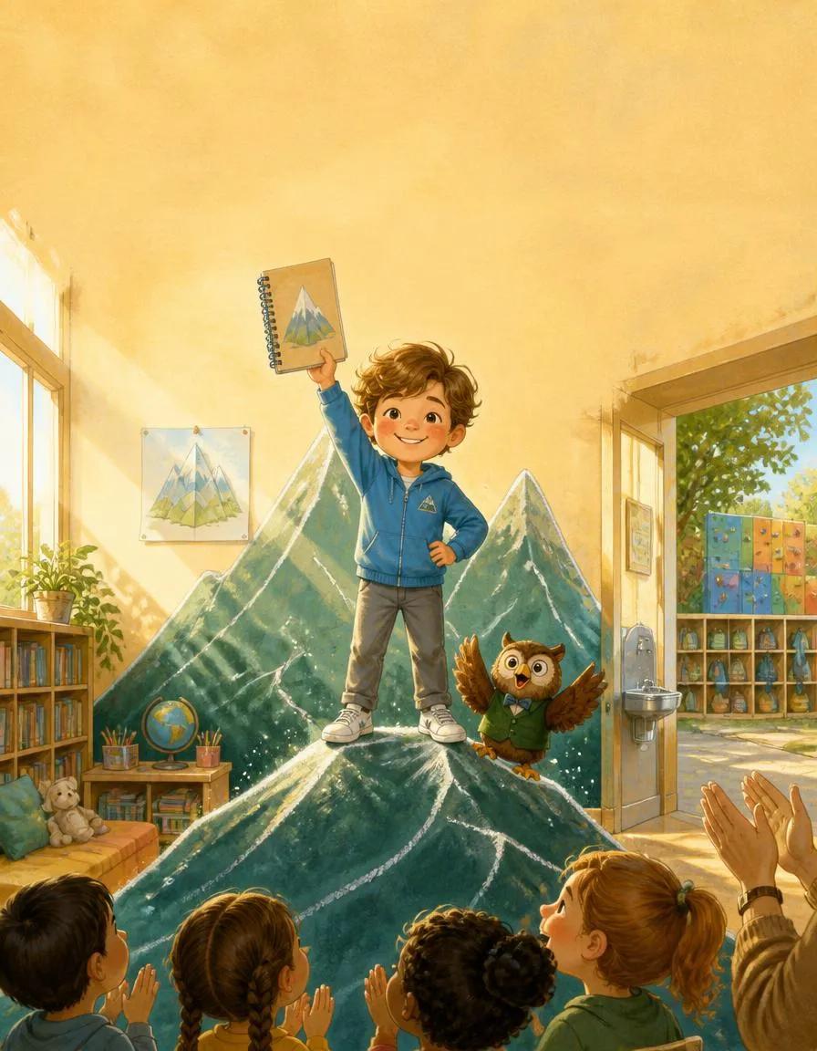 The cover of "Milo and the Mountain of Numbers"