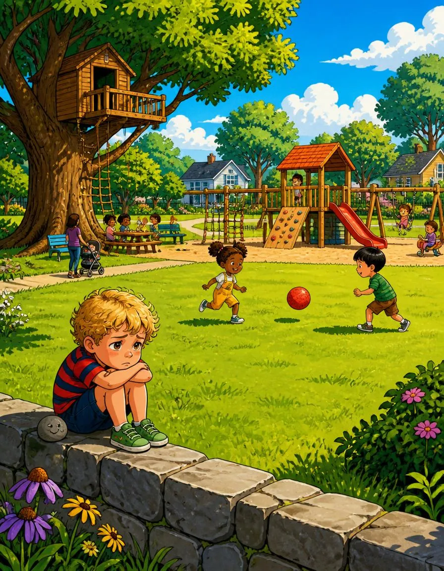 Page 1 of "Kai and the Talking Stone"