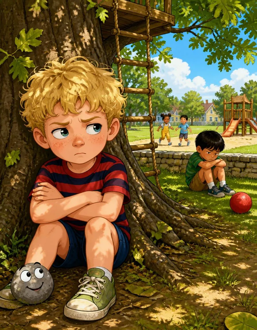 Page 2 of "Kai and the Talking Stone"