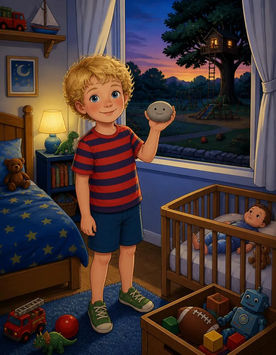 Page 3 of "Kai and the Talking Stone"