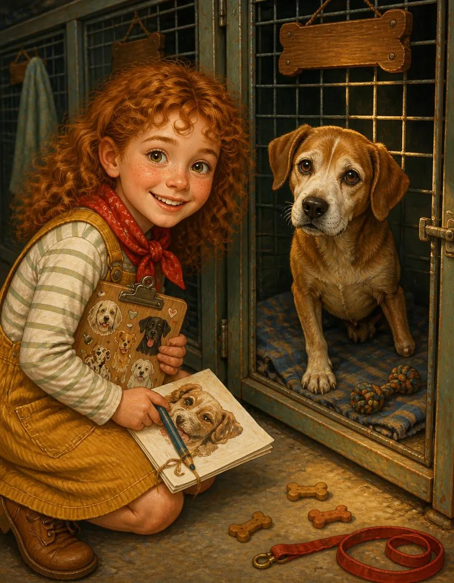 Page 2 of "Ruby and the Animal Shelter Guardian"