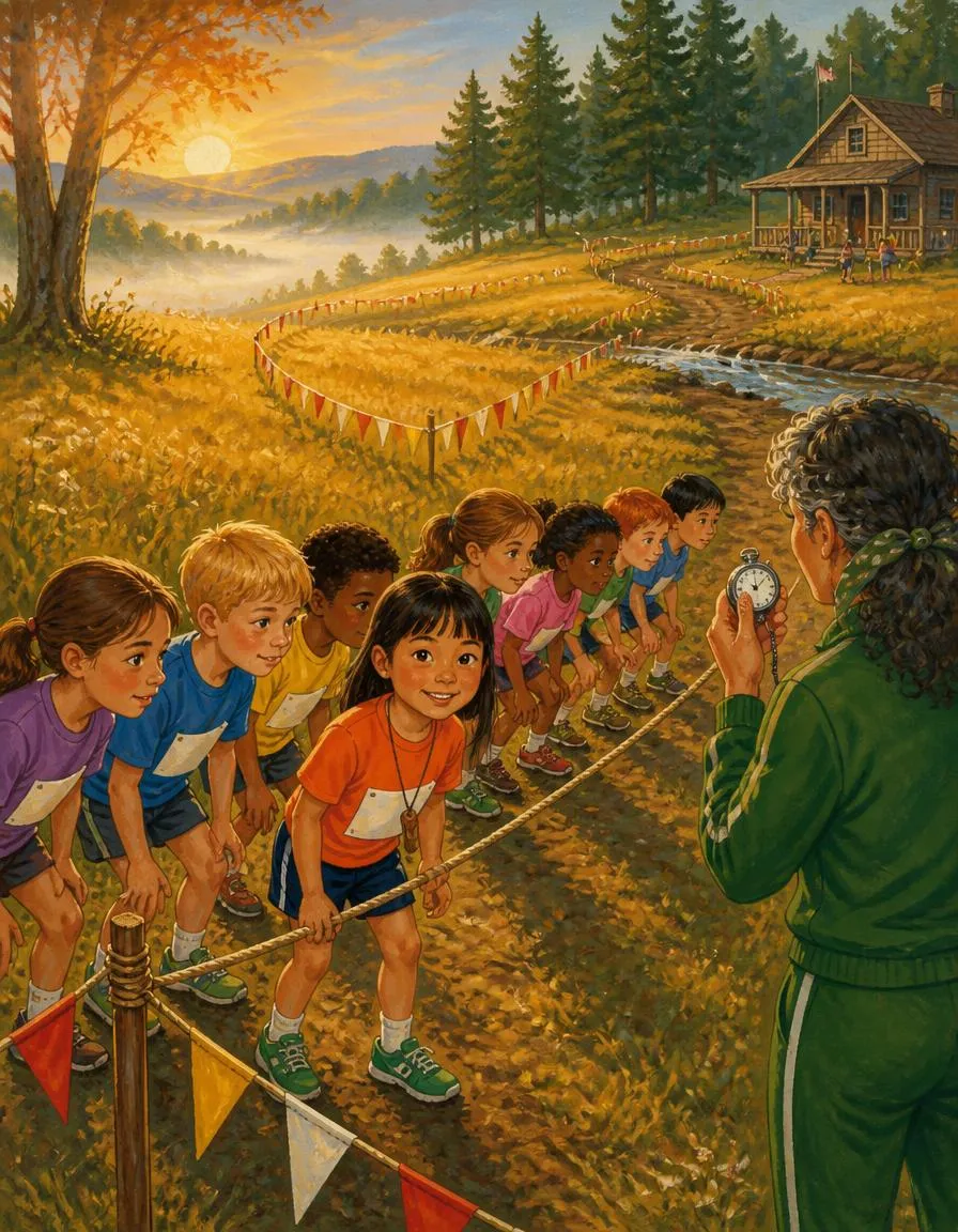 Page 1 of "Lily's One-Mile Finish"