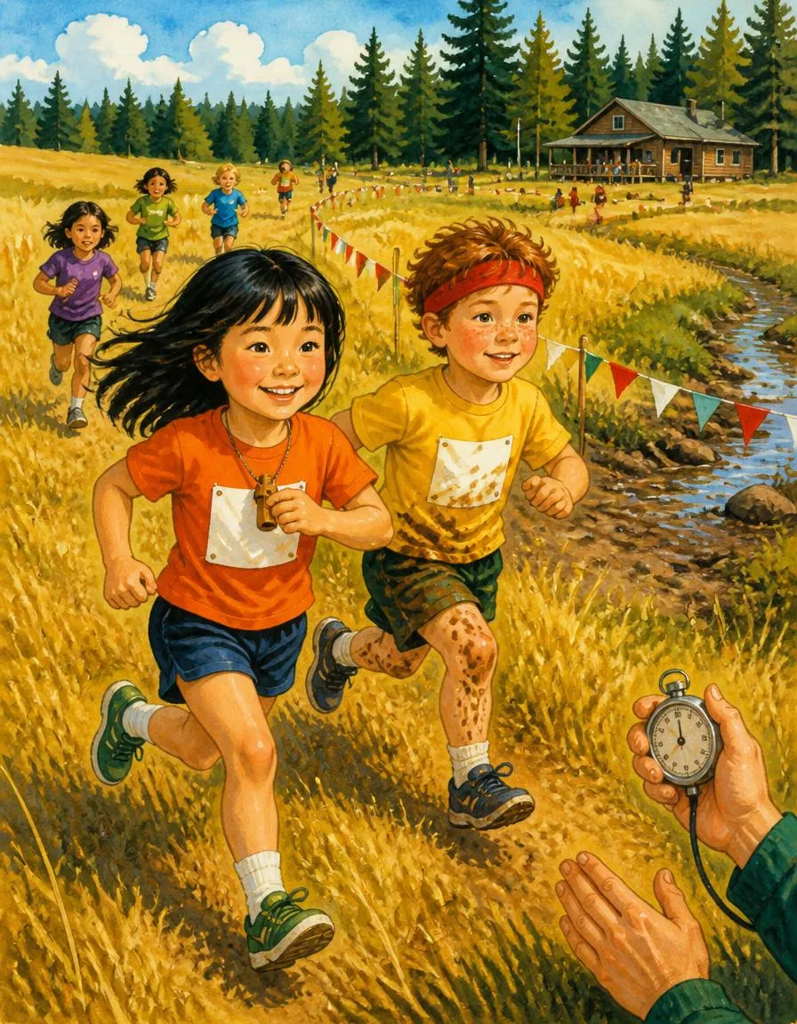 Page 2 of "Lily's One-Mile Finish"