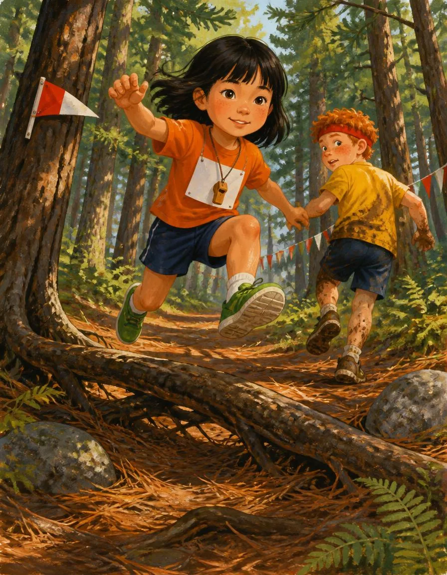 Page 3 of "Lily's One-Mile Finish"