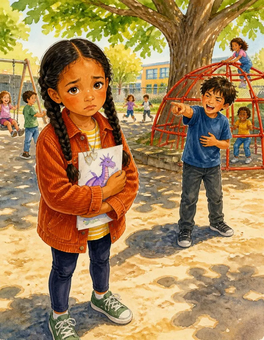 Seite 1 von „Lina und der leuchtende Schutzschild“