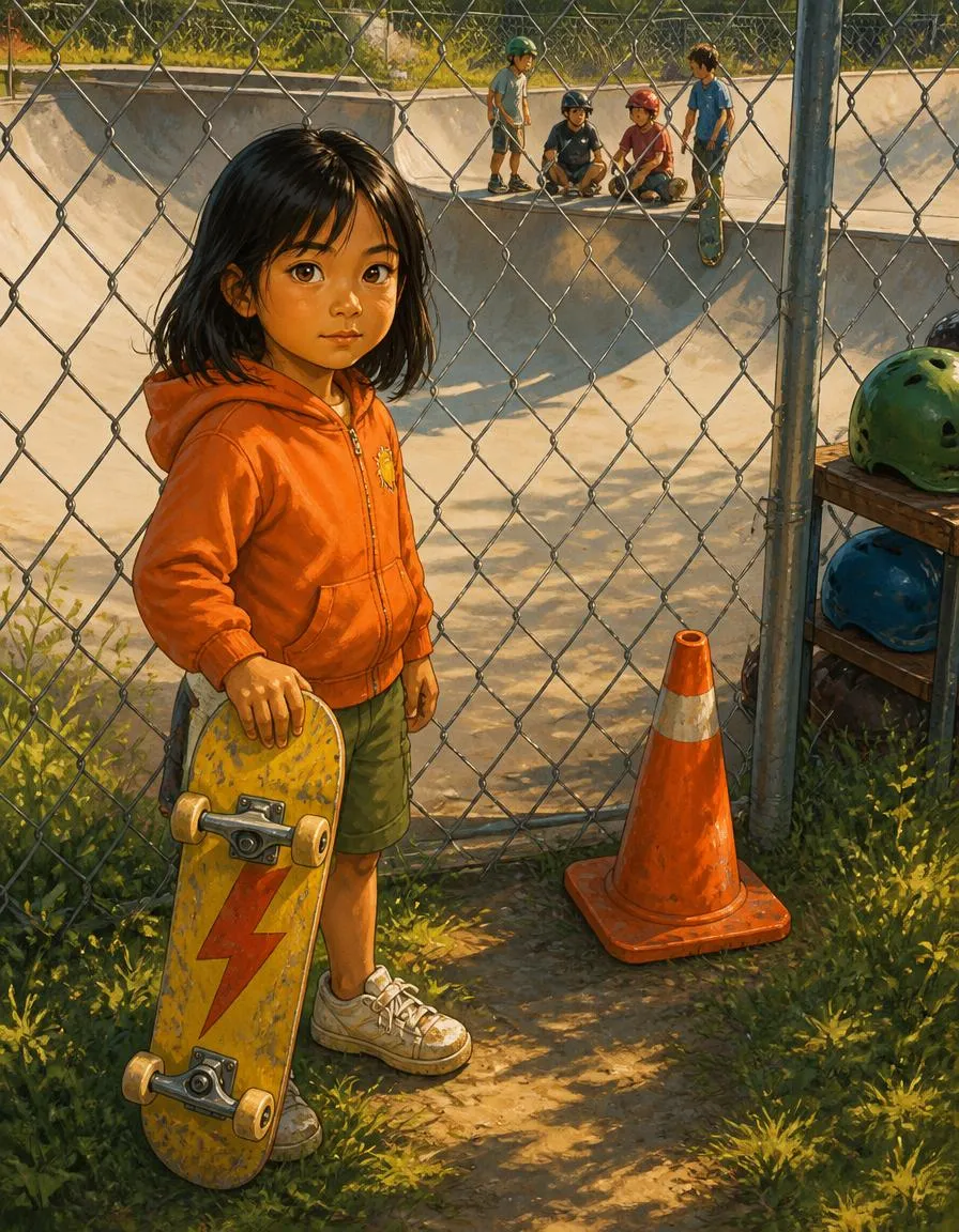 Seite 1 von „Marie und die Skatepark-Pionierin“