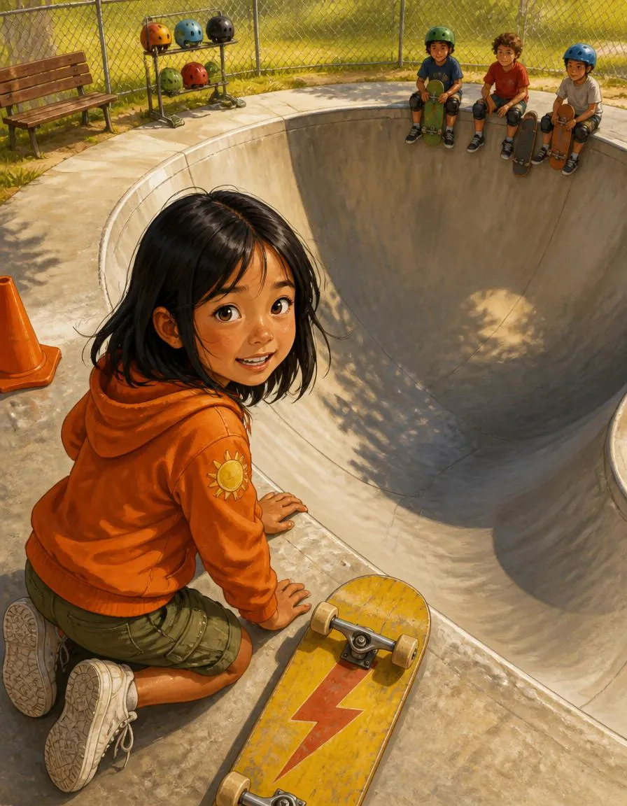 Seite 3 von „Marie und die Skatepark-Pionierin“