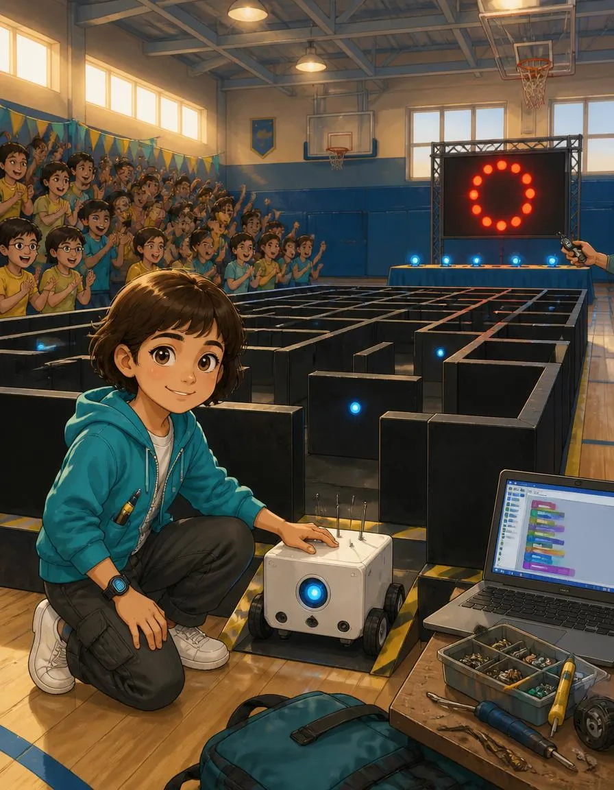 Seite 1 von „Felix und der Labyrinth-Roboter Bolt“