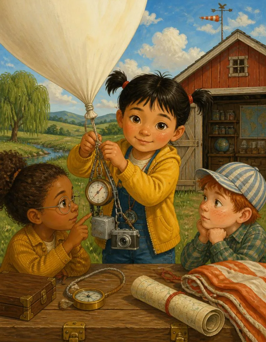 Seite 3 von „Leons Ballon zum Rand des Weltraums“
