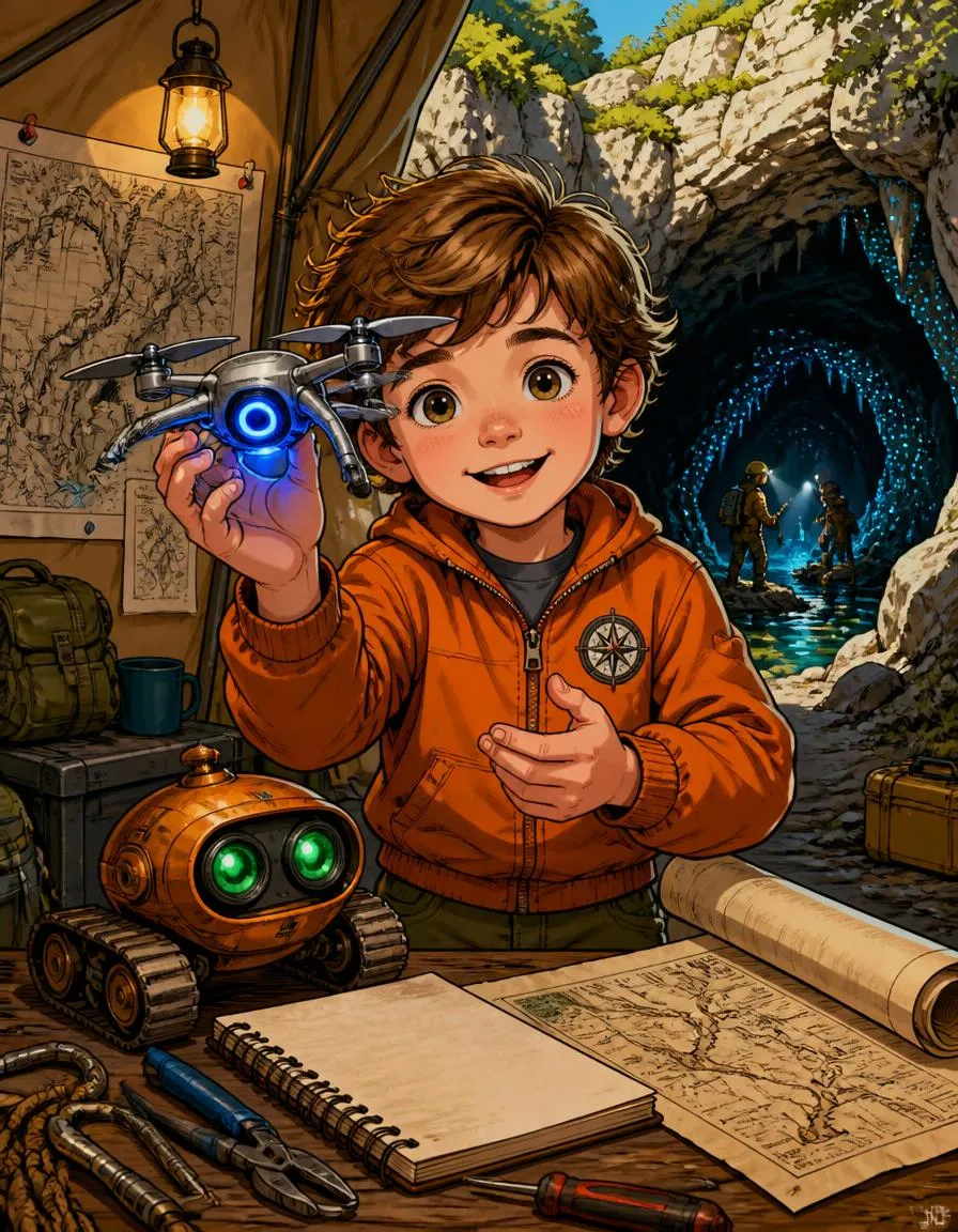 Seite 2 von „Noah und die Drohne in der tiefen Höhle“