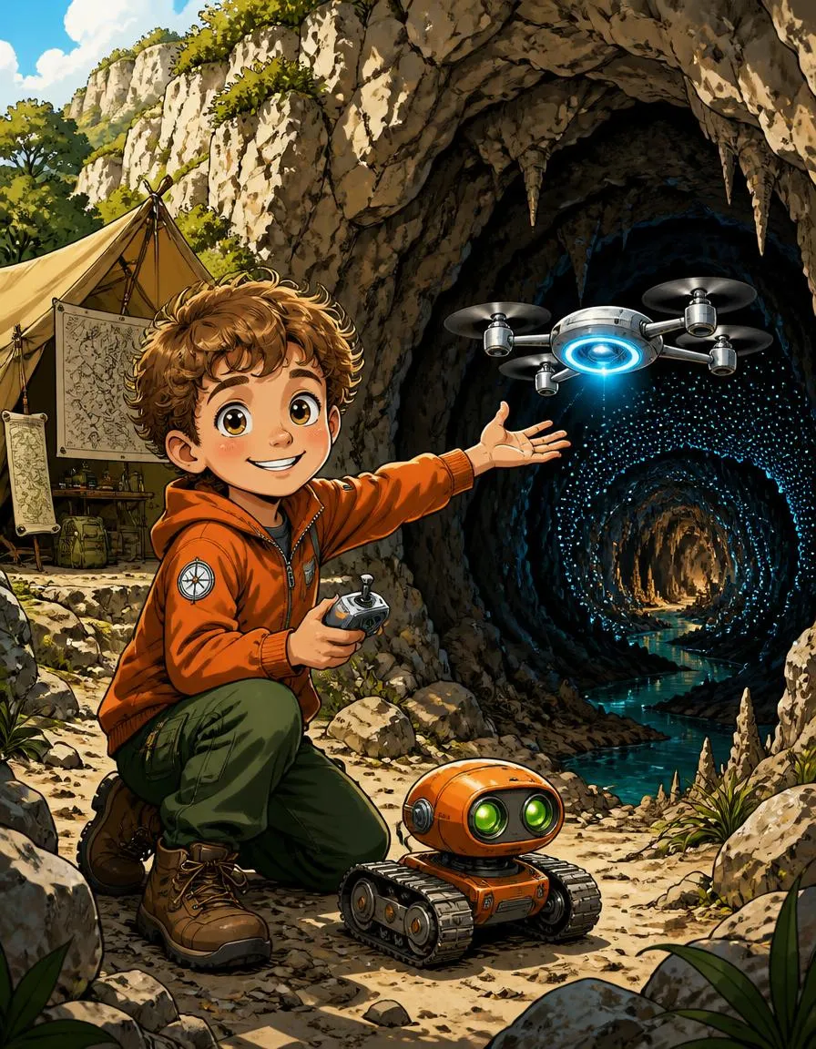 Seite 3 von „Noah und die Drohne in der tiefen Höhle“