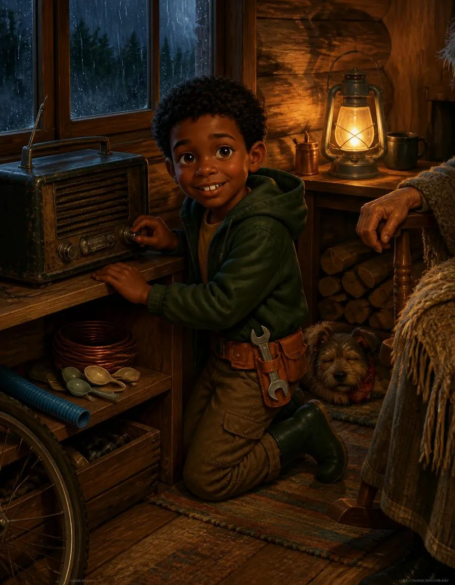 Page 1 of "Theo and the Mountain Cabin's Second Wind"