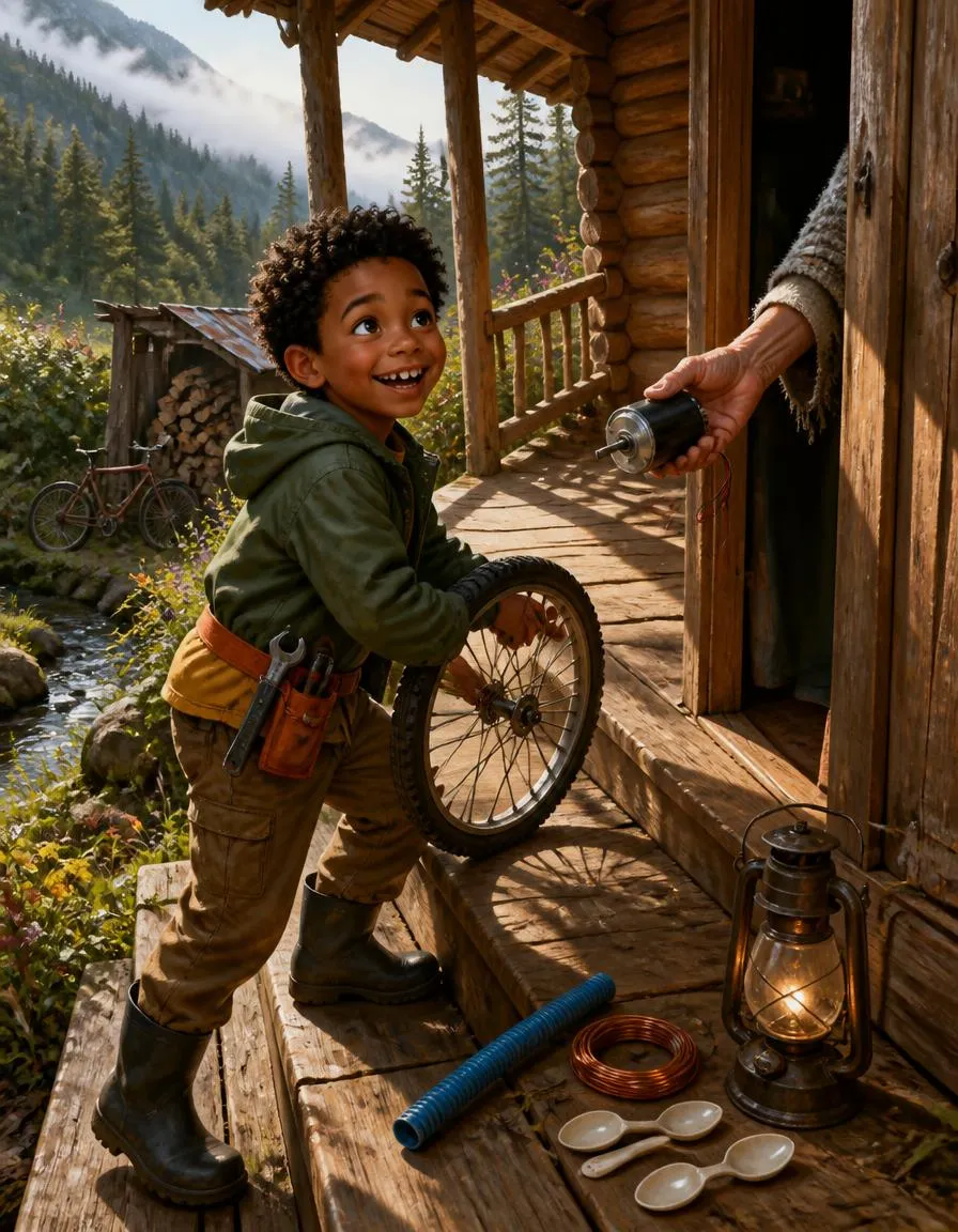 Page 3 of "Theo and the Mountain Cabin's Second Wind"