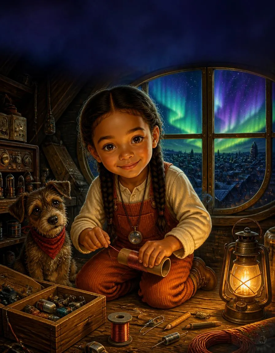 La copertina di «La radio magica di Leonardo e la tempesta solare»