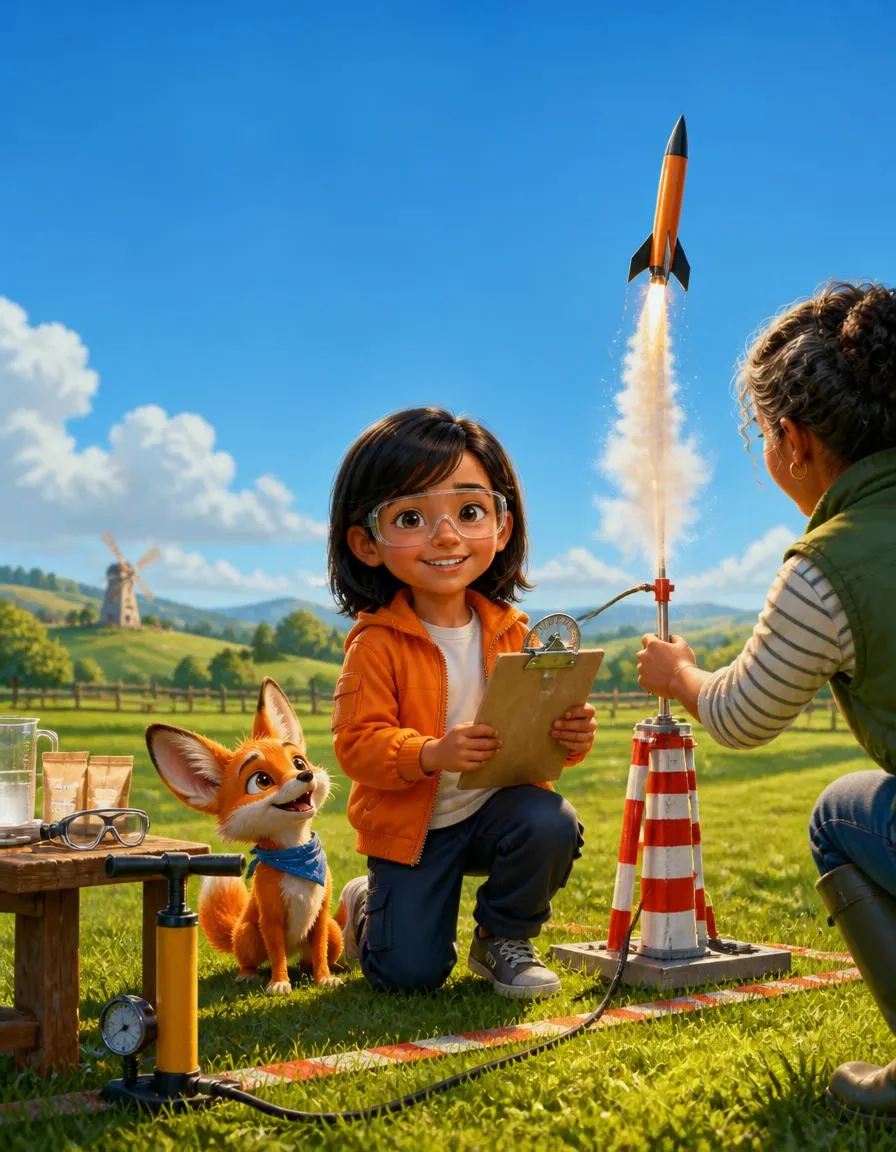 Das Cover von „Leon und das perfekte Raketen-Mischverhältnis“