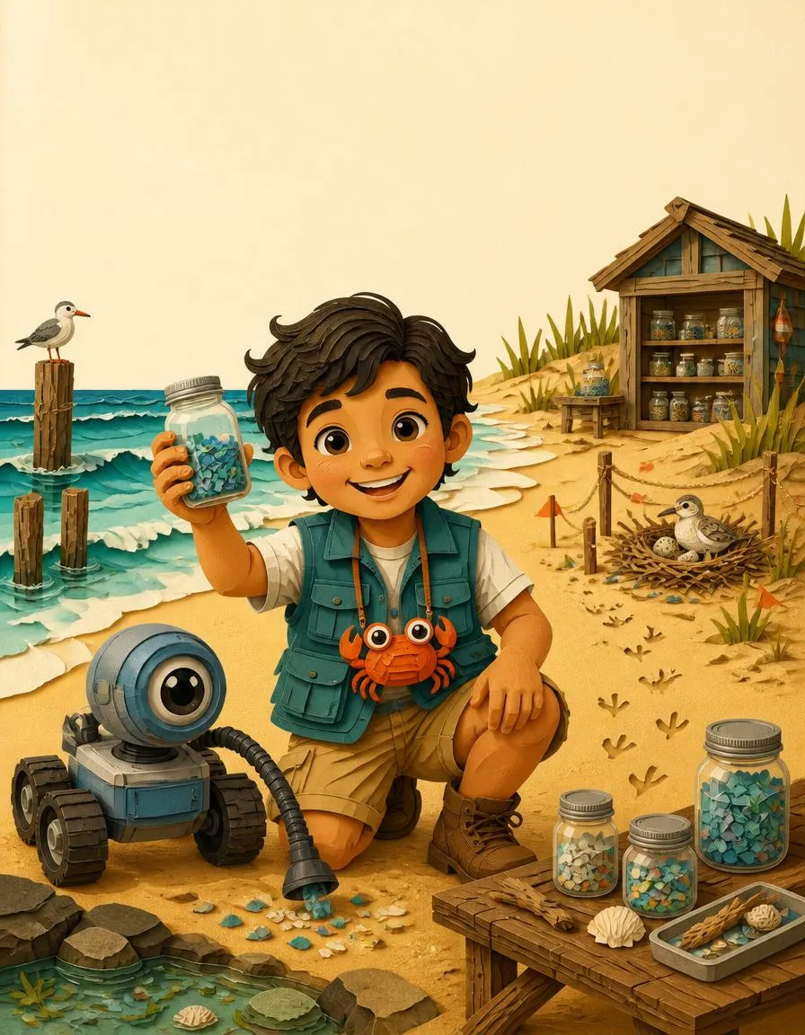 La copertina di «Matteo e Chip, il robottino che ripulisce la spiaggia»