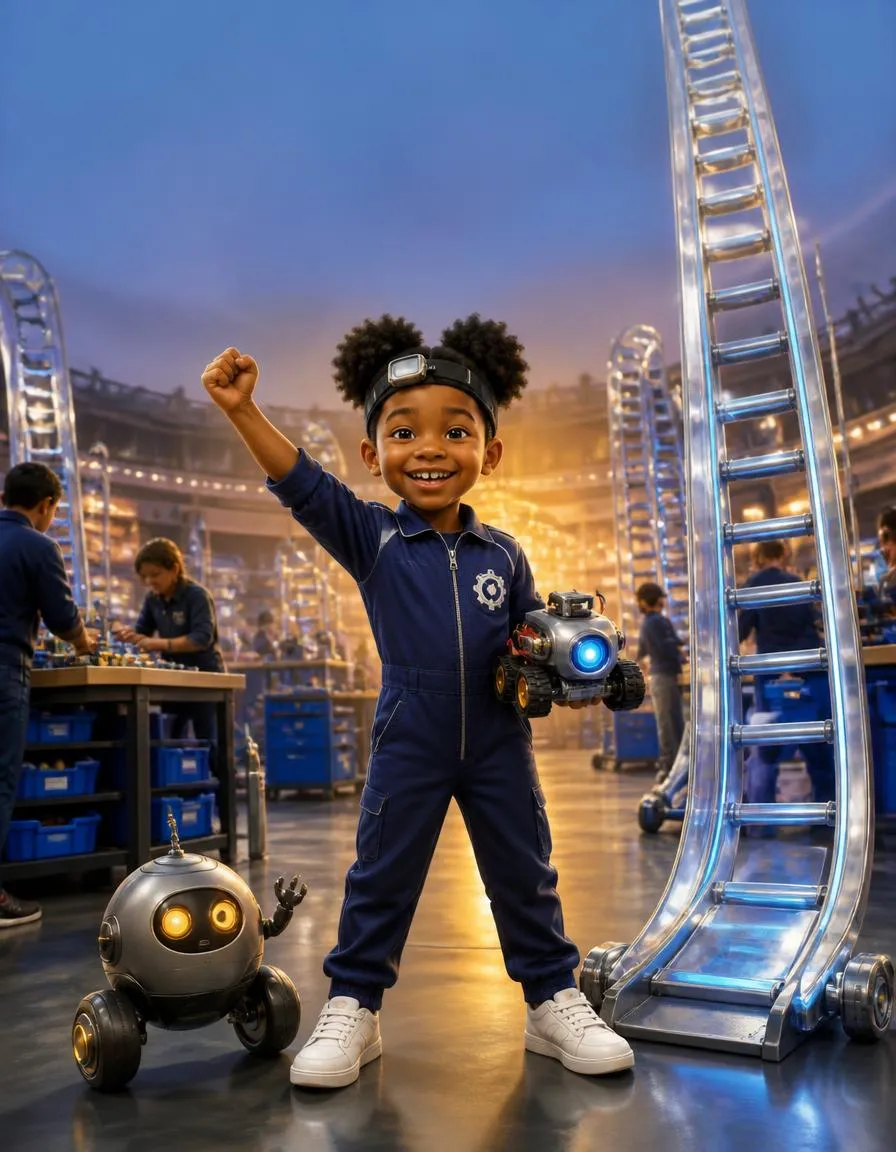 Das Cover von „Luis und der Kletter-Pokal der Roboter“