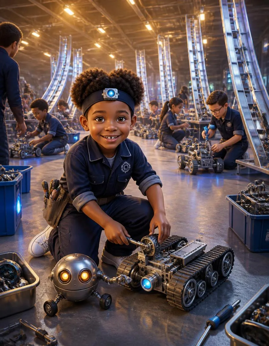 Seite 1 von „Luis und der Kletter-Pokal der Roboter“