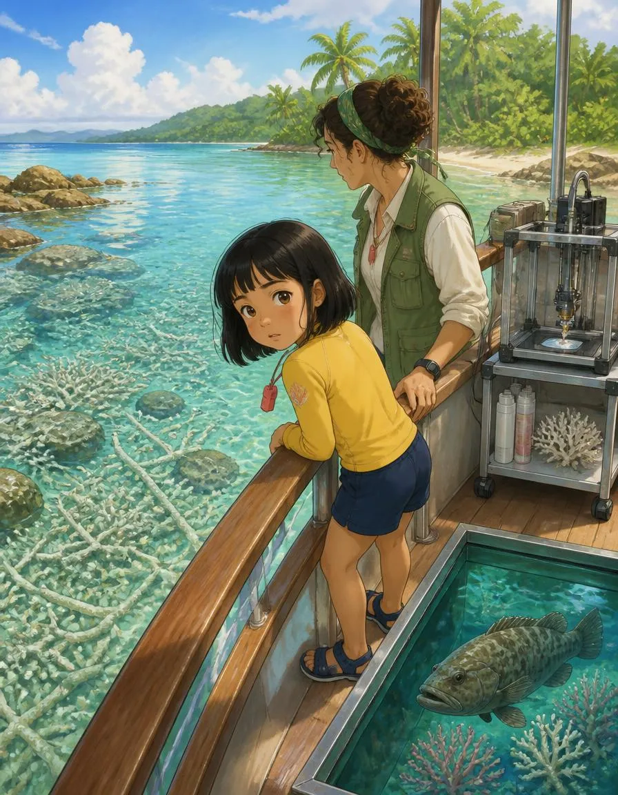 Page 1 of "Lily's Coral Reef Bio-Printer"