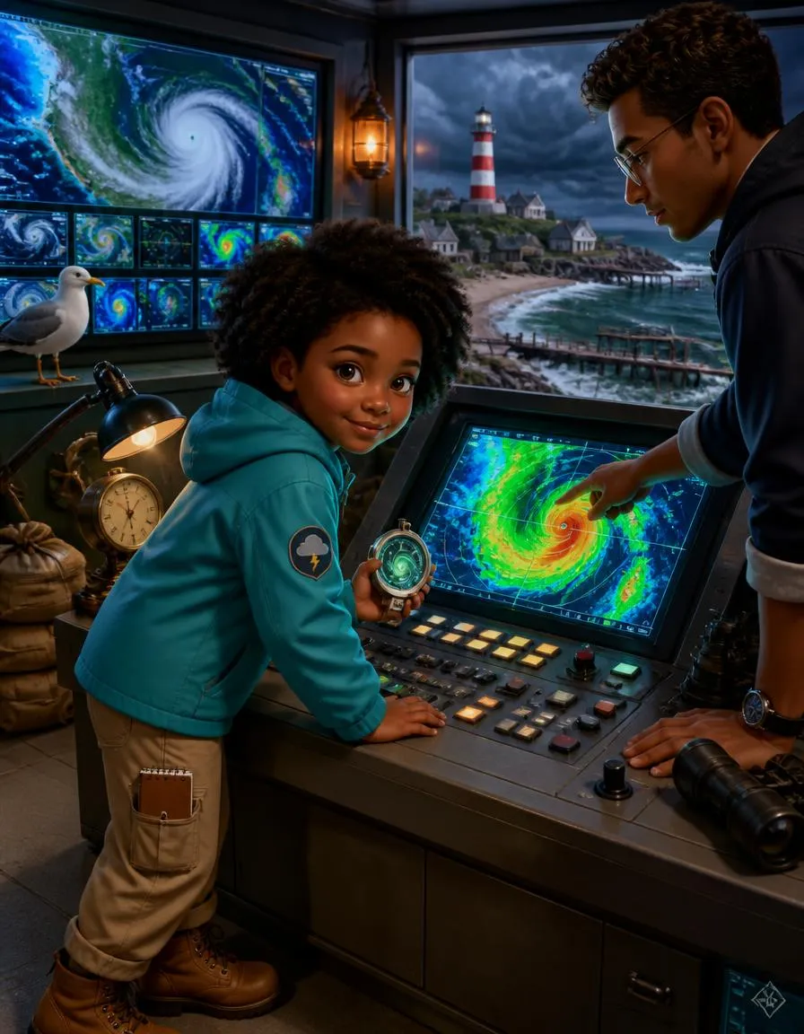 Page 3 of "Priya and the Storm Over Bell Harbor"