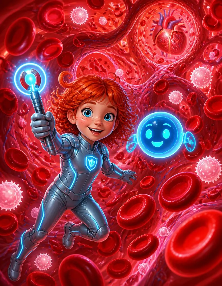 Page 2 of "Amara and the Nanobot Journey"