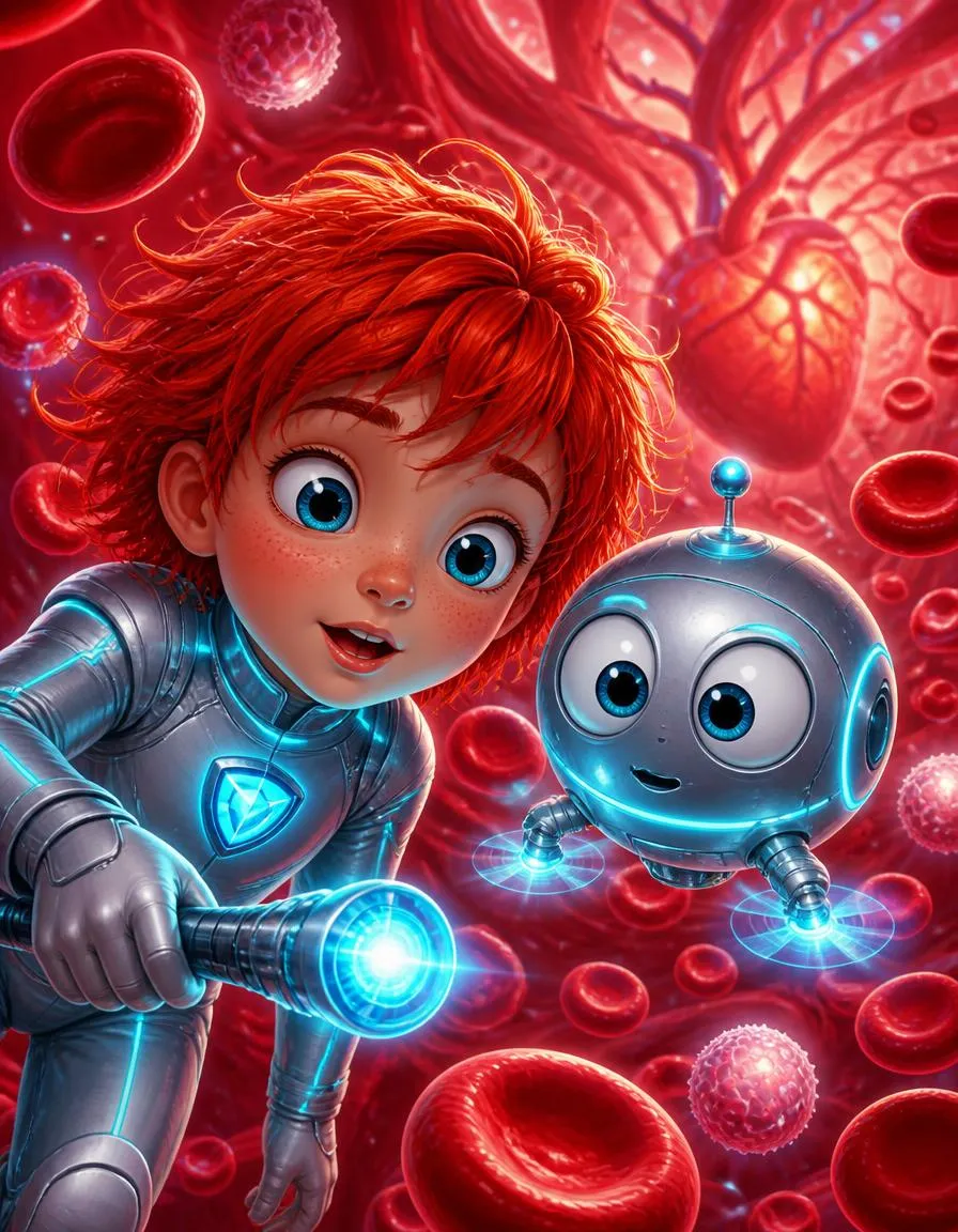 Page 3 of "Amara and the Nanobot Journey"