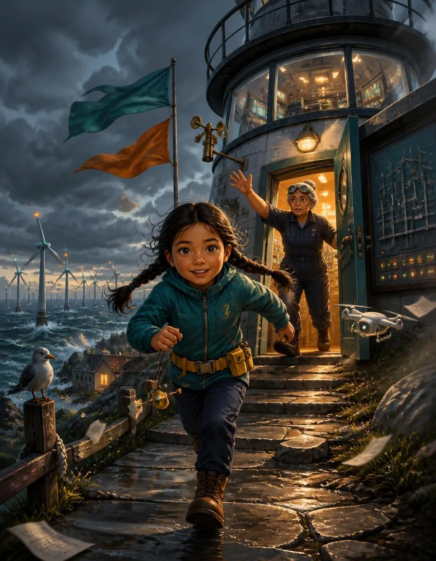 Page 2 of "Amara's Wind Farm Control Room"