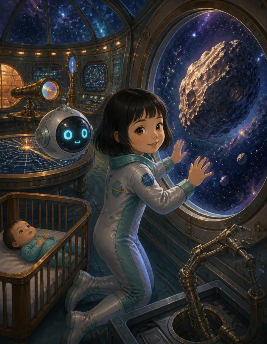 Page 1 of "Sofia and the Asteroid's Hidden Light"