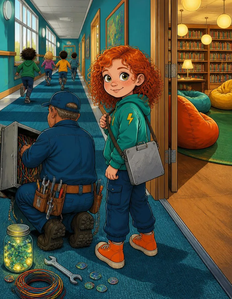 Page 2 of "Ruby and the Footstep Power Floor"