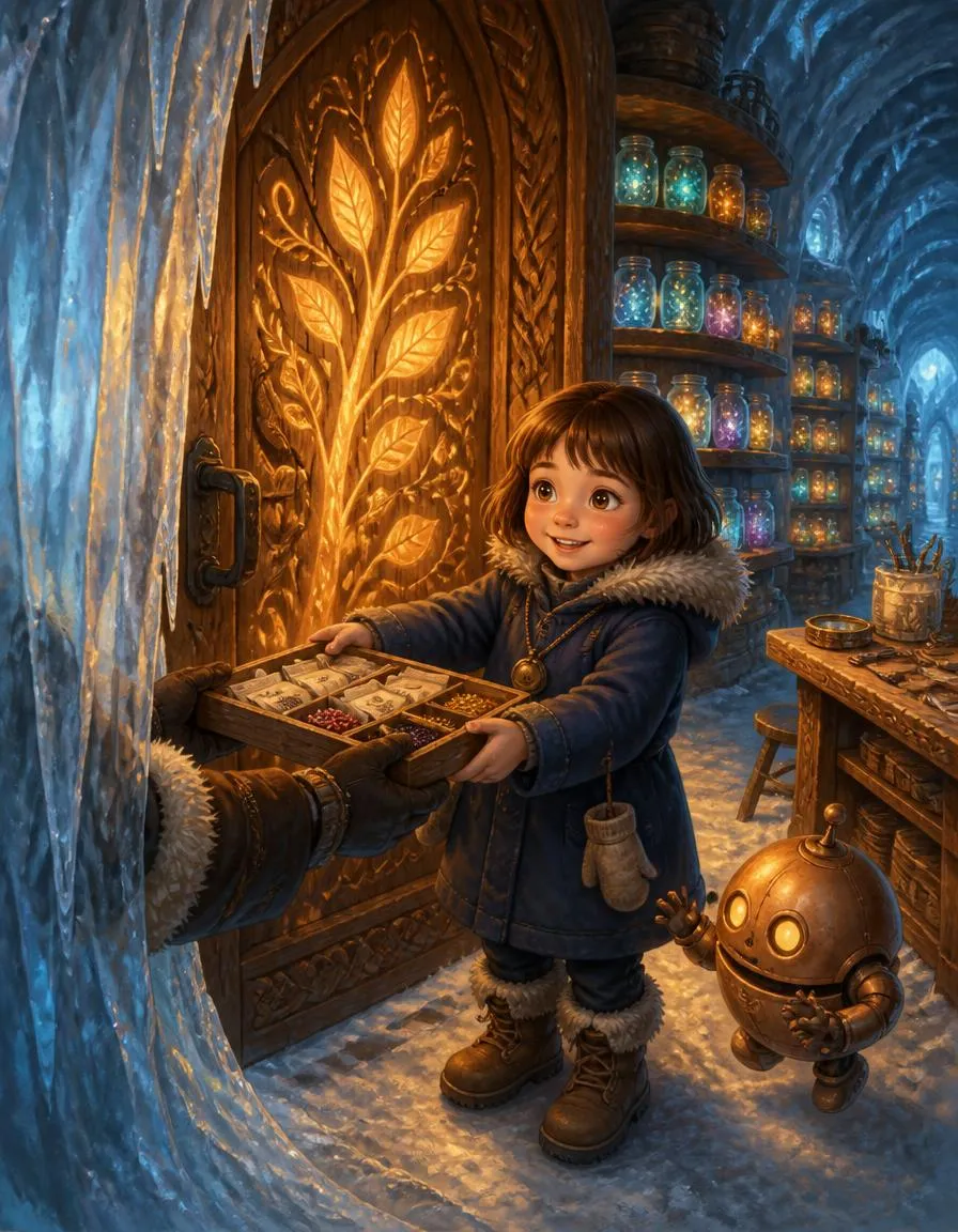 Page 3 of "Nora and the Frostvale Seed Library"