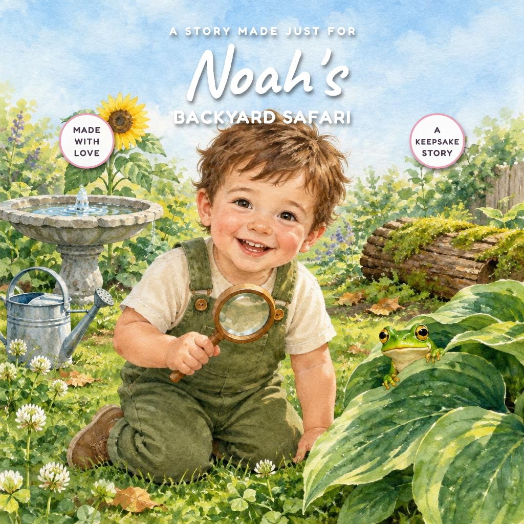 La copertina di «Gabriele e il safari in giardino»