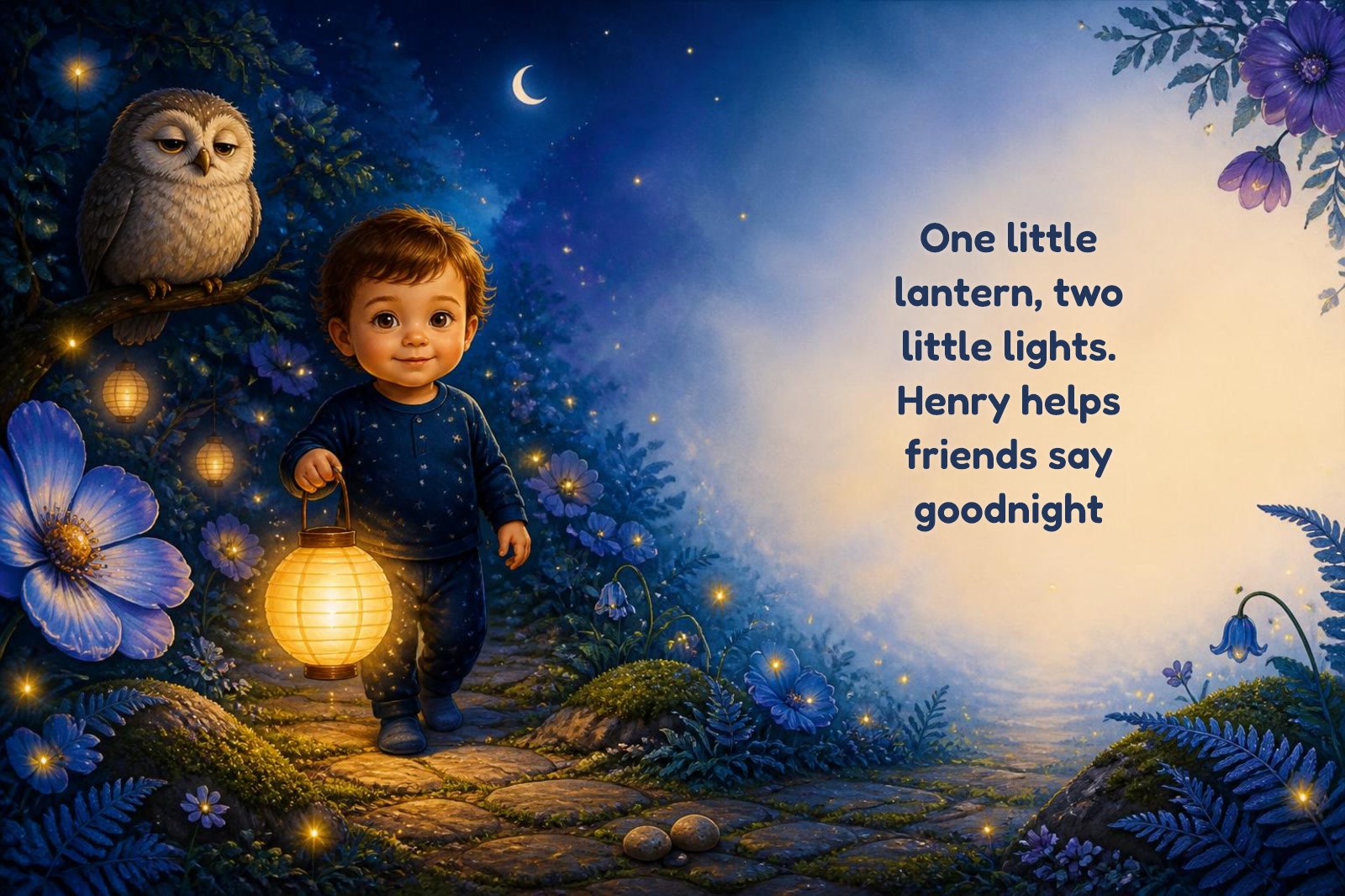 Page 2 of "Henry and the Sleepy Moon-Lantern Parade"