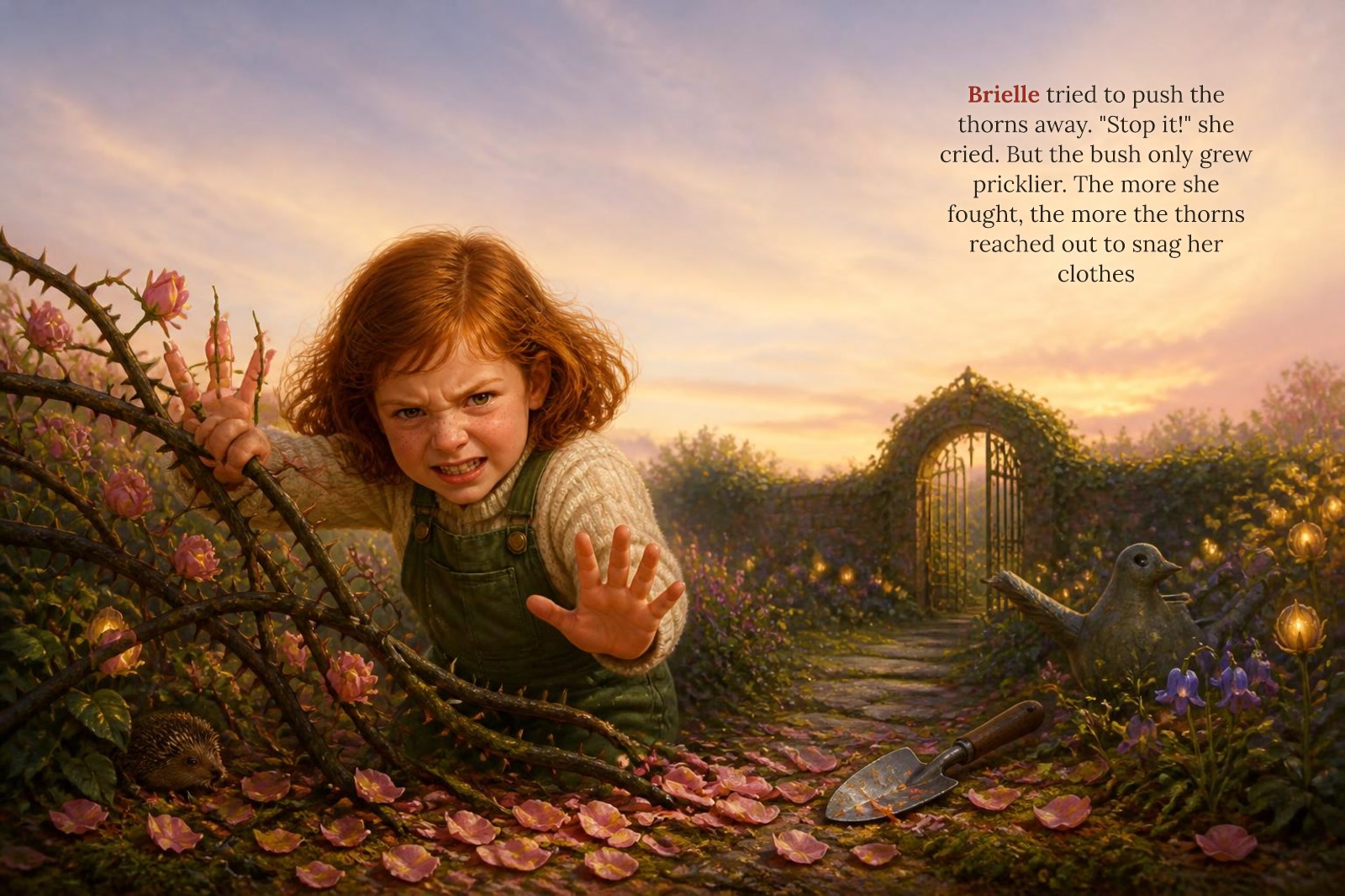 Page 3 of "Brielle and the Garden of Hidden Hearts"