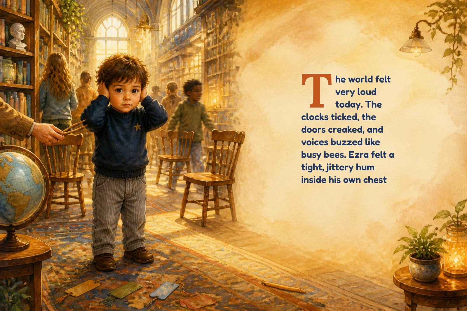 Seite 1 von „Noah und die Bibliothek der verlorenen Klänge“