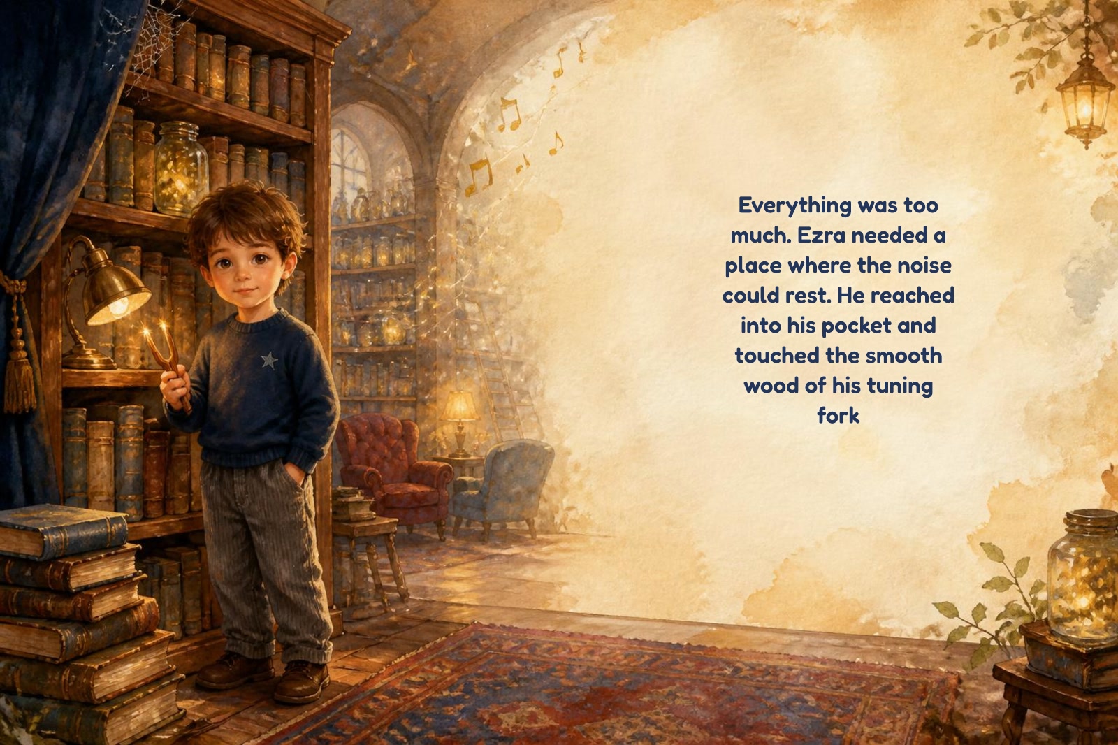 Seite 2 von „Noah und die Bibliothek der verlorenen Klänge“