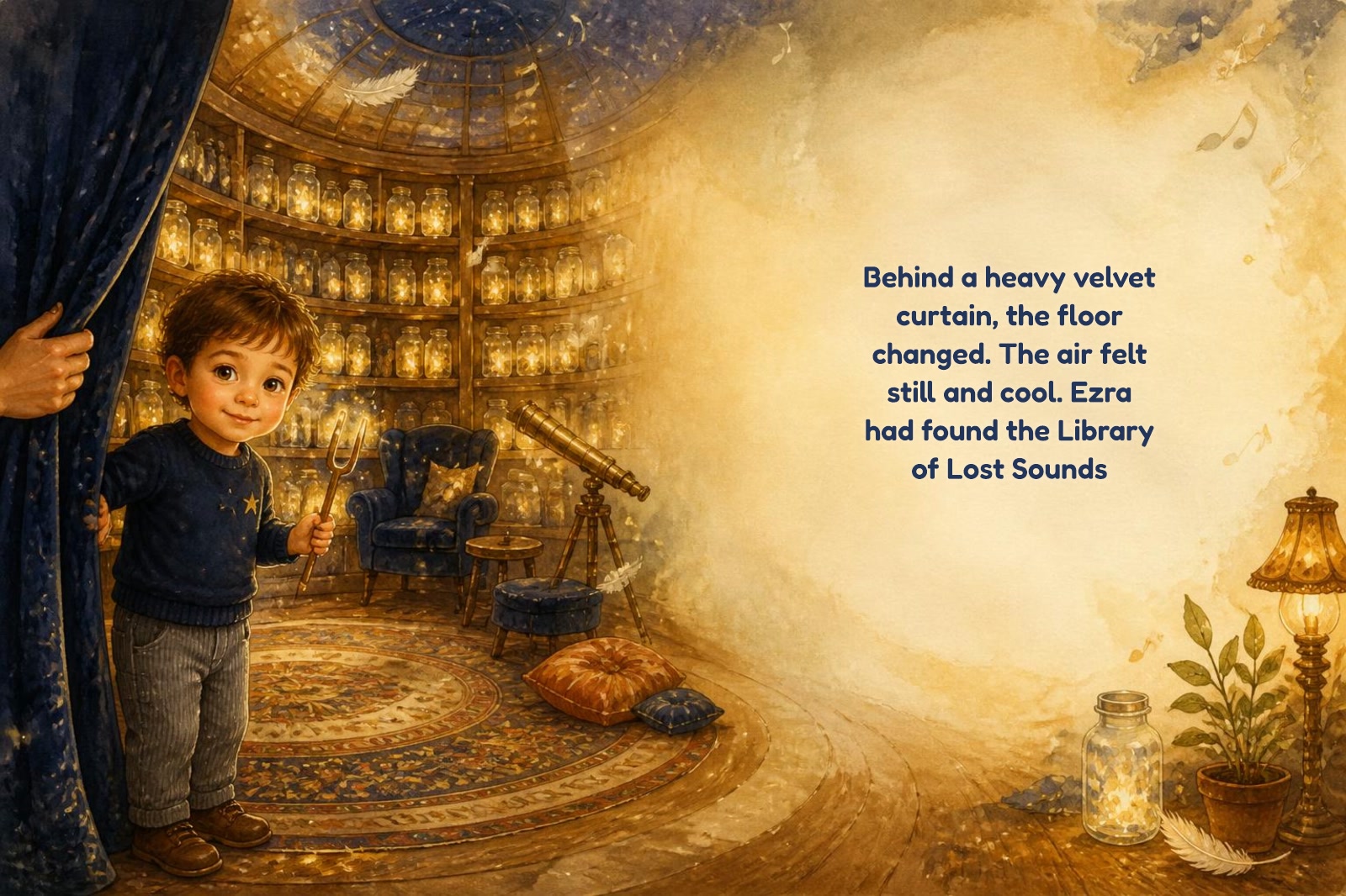Seite 3 von „Noah und die Bibliothek der verlorenen Klänge“