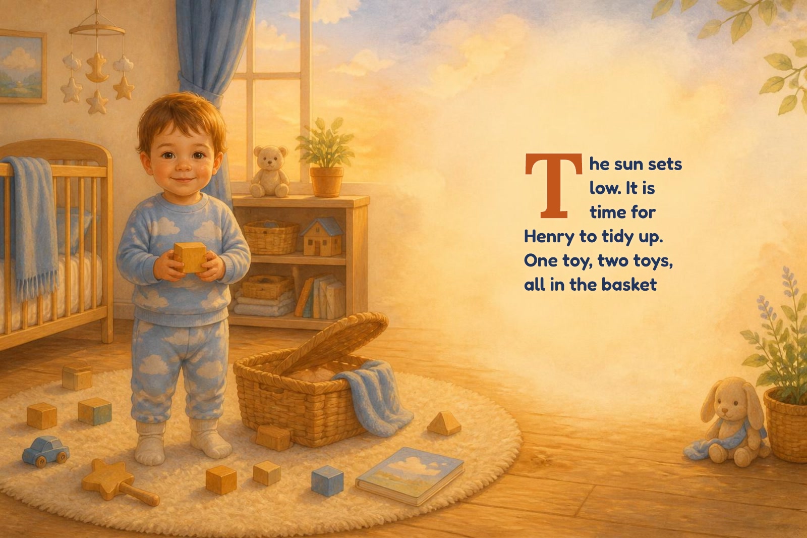 Page 1 of "Henry's Little Routine Night-Light"