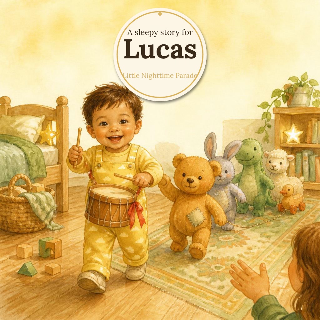The cover of "Lucas's Little Nighttime Parade"