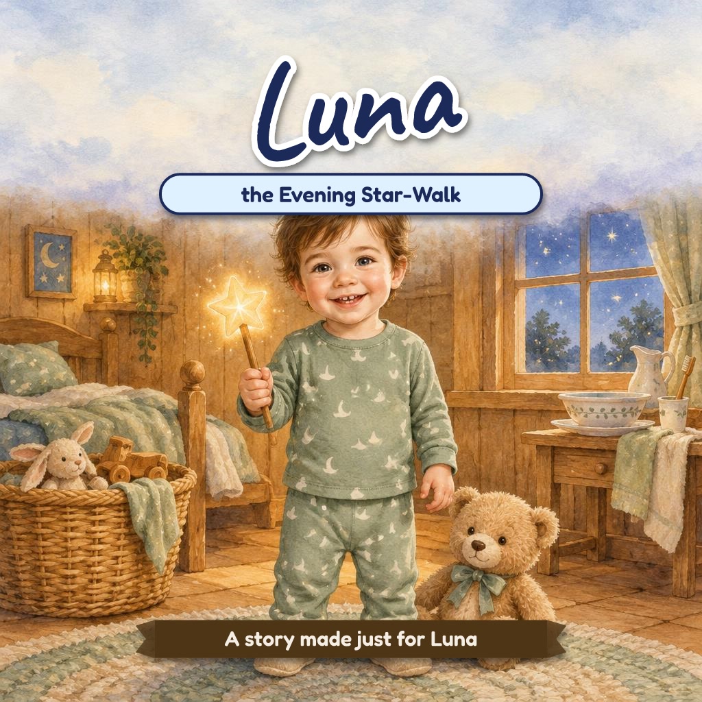 Das Cover von „Clara und der Sternenspaziergang am Abend“
