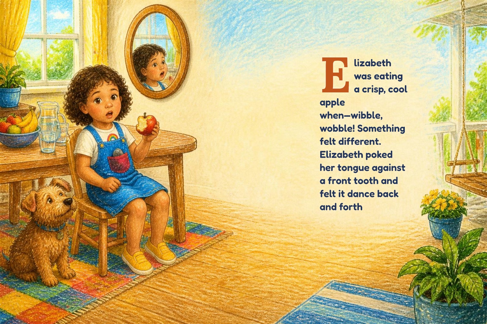 עמוד 1 מתוך "שירה ודגדוג השן המתנדנדת"