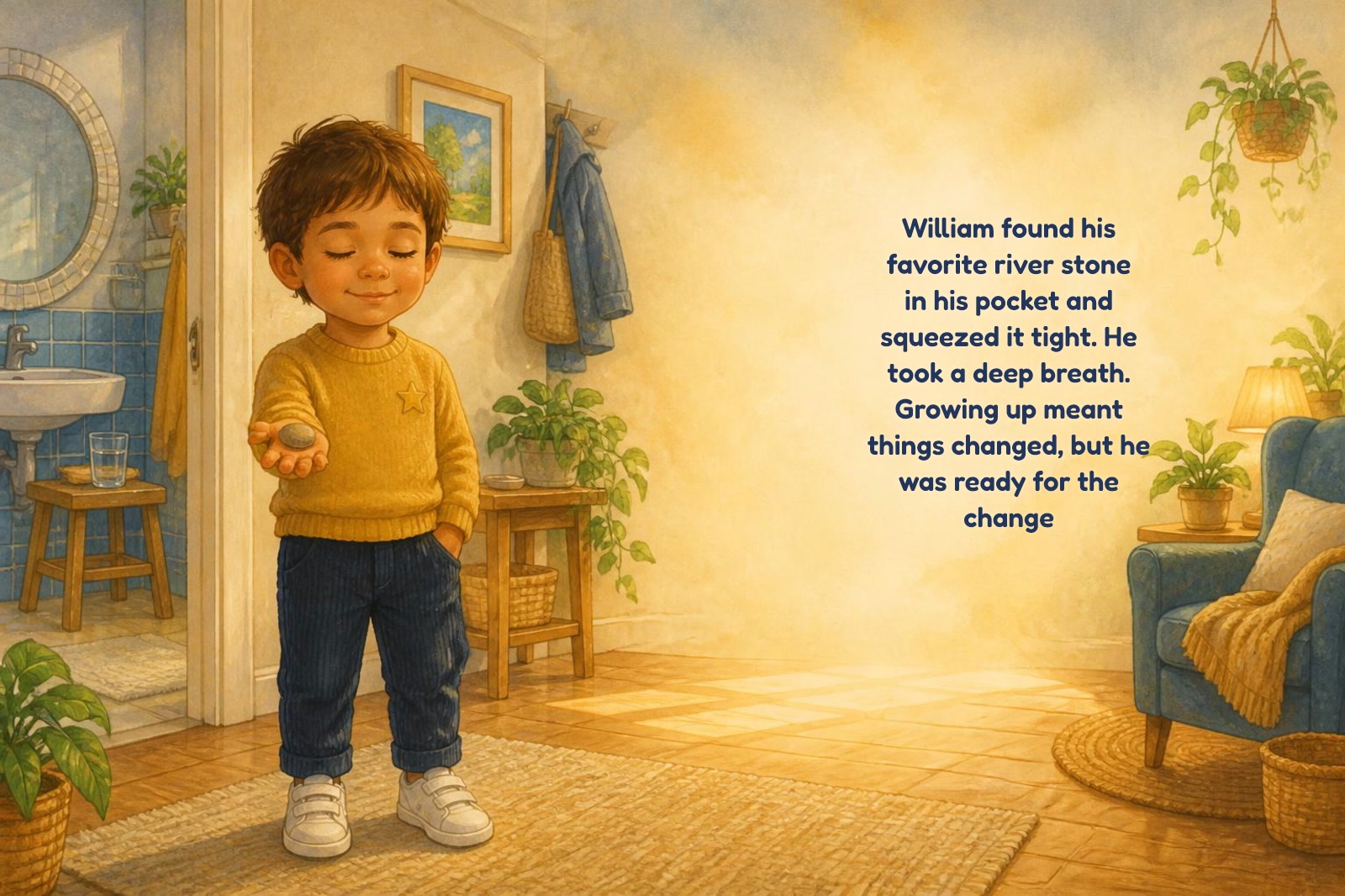 Page 3 of "William and the Very First Tooth"