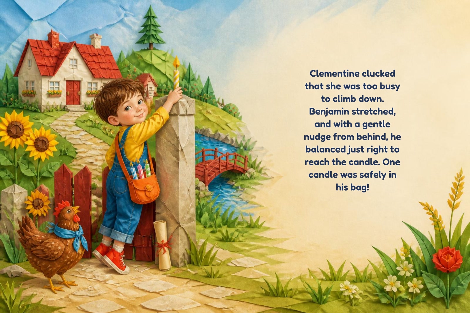 Page 3 of "Benjamin and the Birthday Map of Hearts"