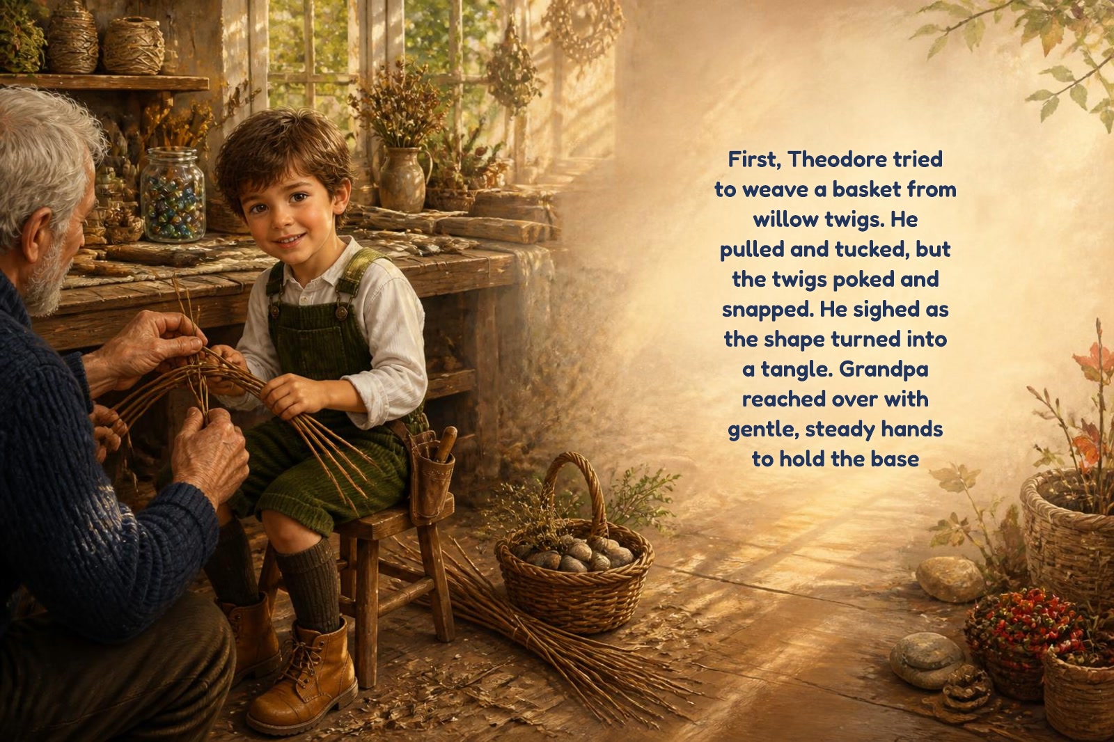 Page 2 of "Theodore and the Handmade Heart-Gift"