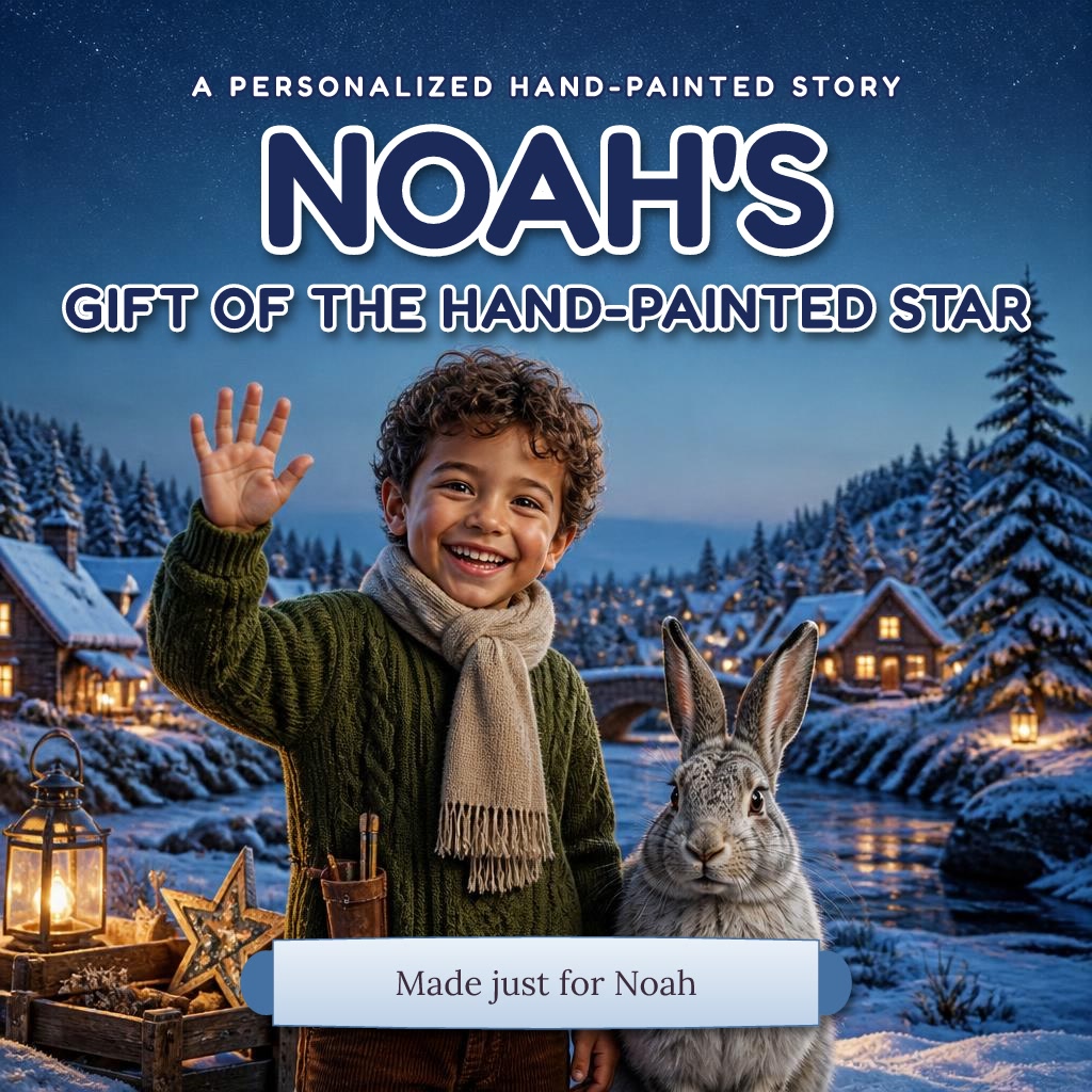 The cover of "Noah and the Gift of the Hand-Painted Star"