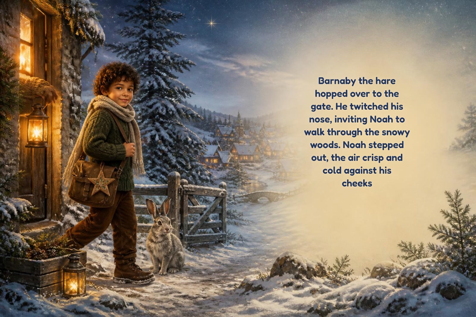 Page 3 of "Noah and the Gift of the Hand-Painted Star"